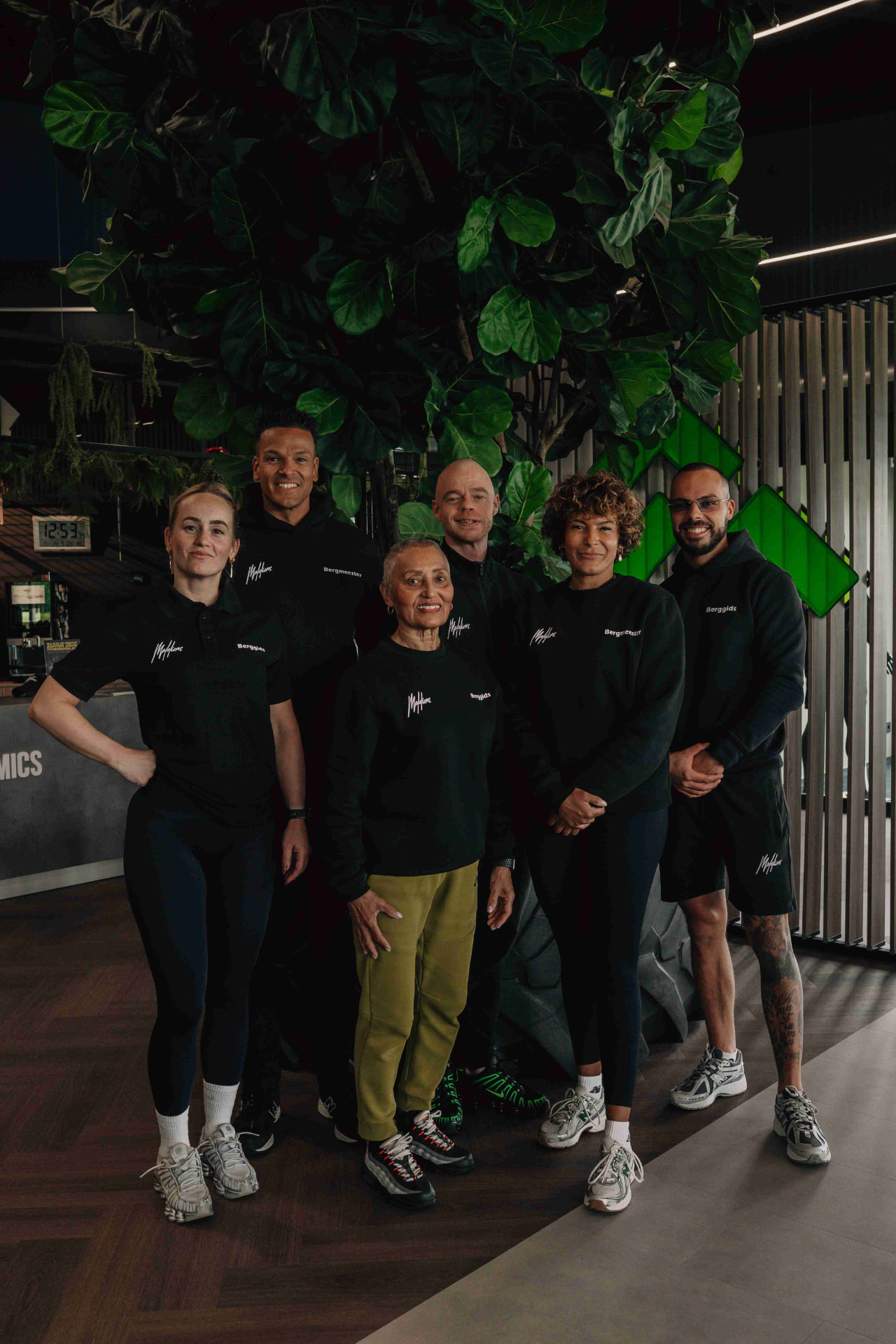 Het team van Body-Dynamics Tiel in de club